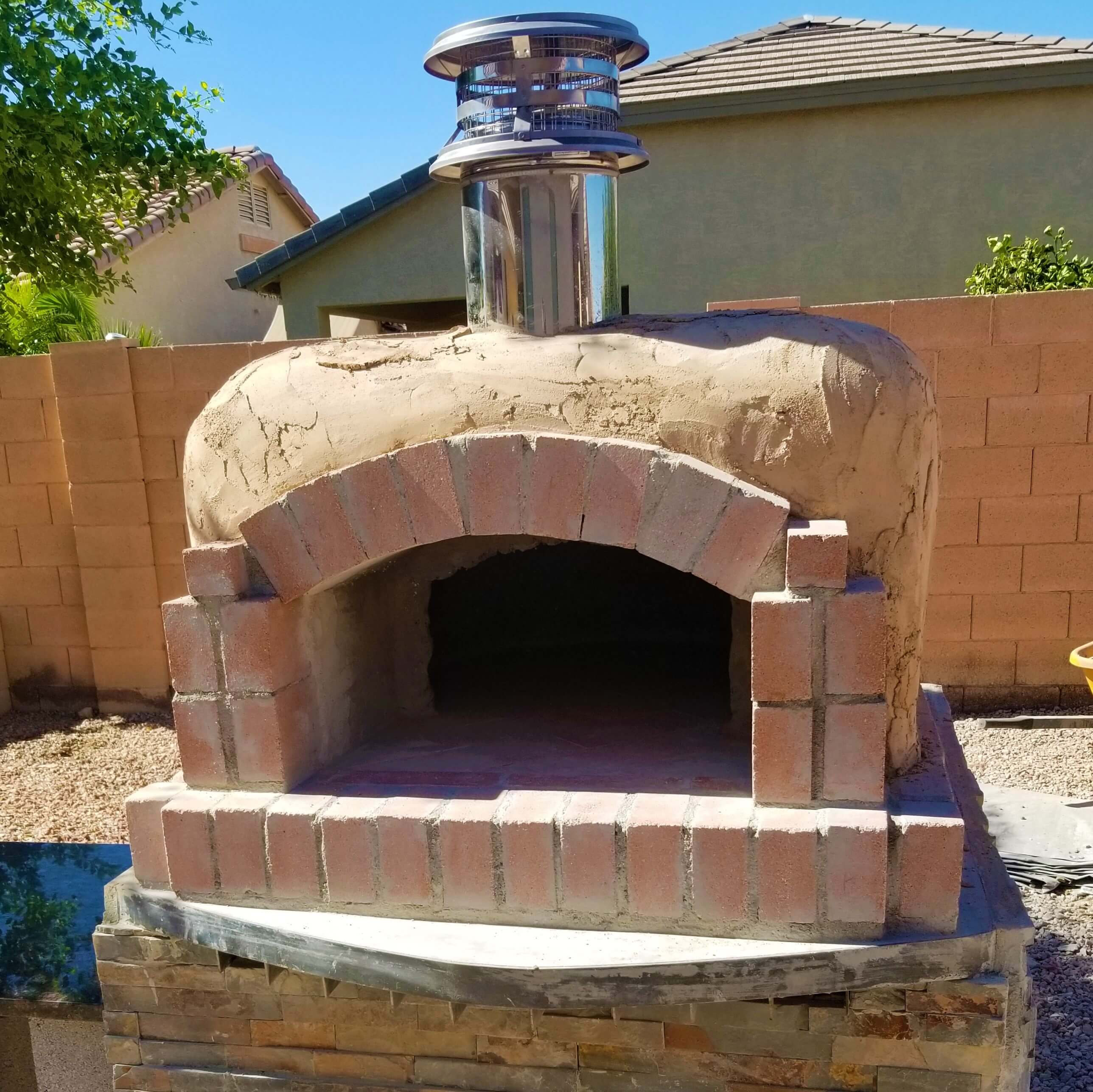 Wood Burning Pizza Oven - 28in Dome-Shaped Wood Burning Pizza Ovens –  BrickWood Ovens
