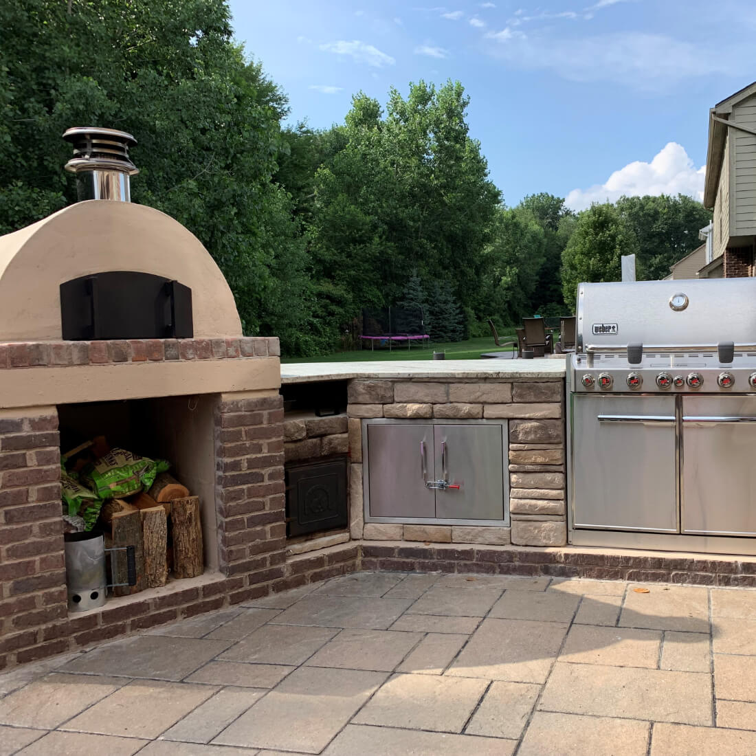 Outdoor Grill Oven Combo BrickWood Ovens