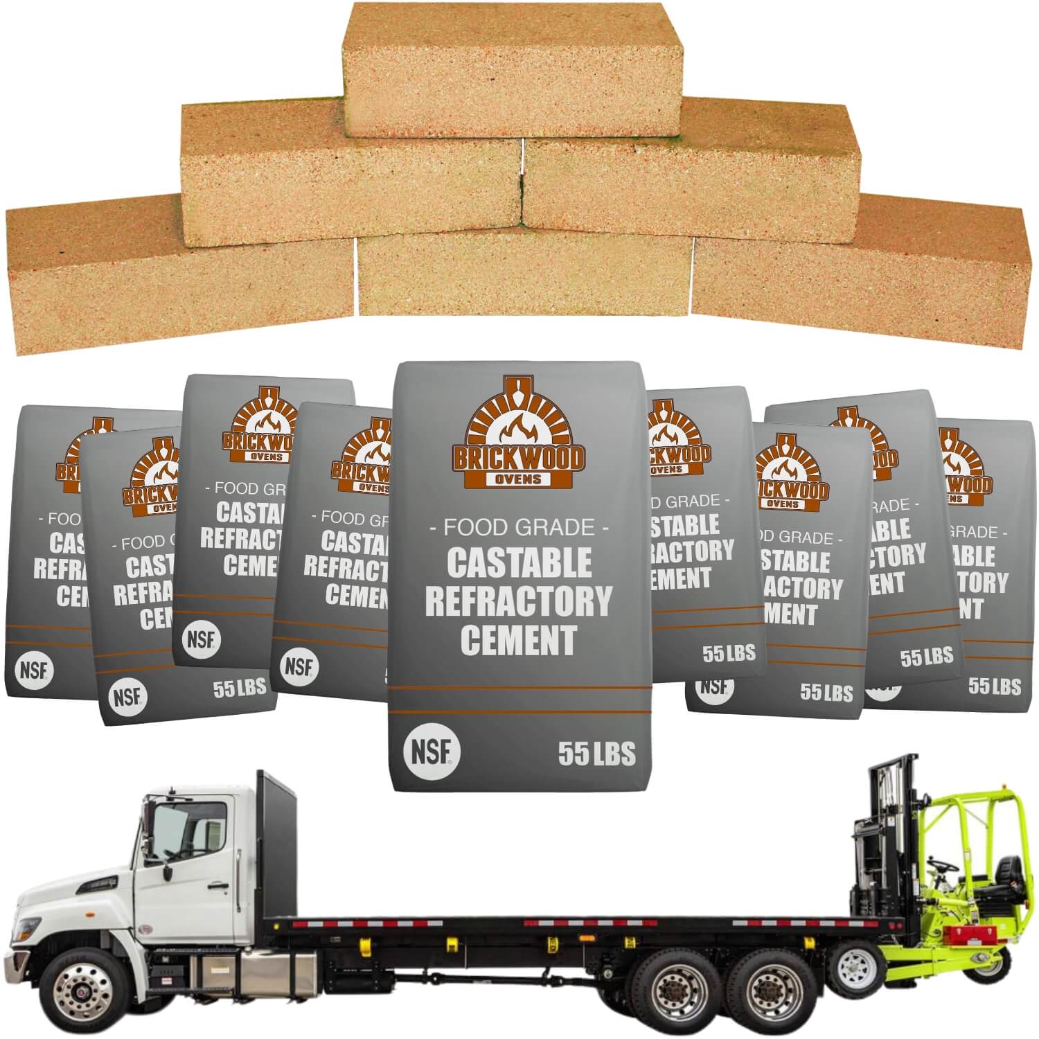 Firebrick and Castable Refractory for Pizza Oven