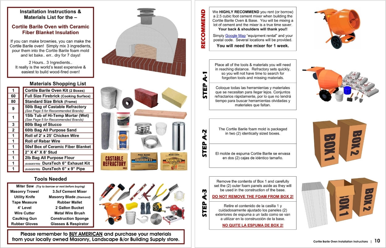 Pizza Oven Plans - Page 1