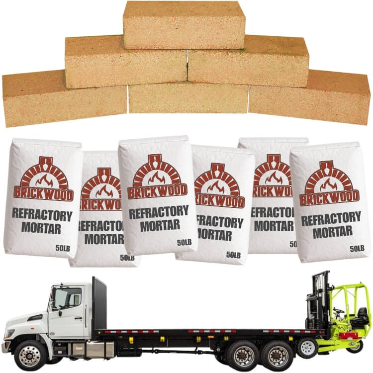 Firebrick-and-Castable Refractory-for-Pizza-Oven