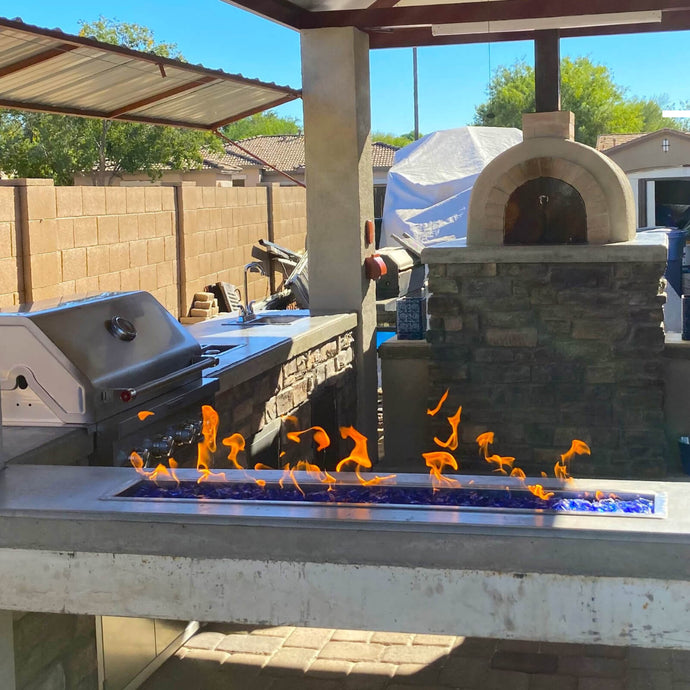 Backyard Fire Pit Pizza Oven