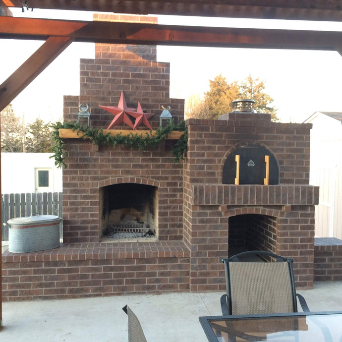 DIY Outdoor Fireplace Kits: Build Your Own Fireplace with Pizza Oven