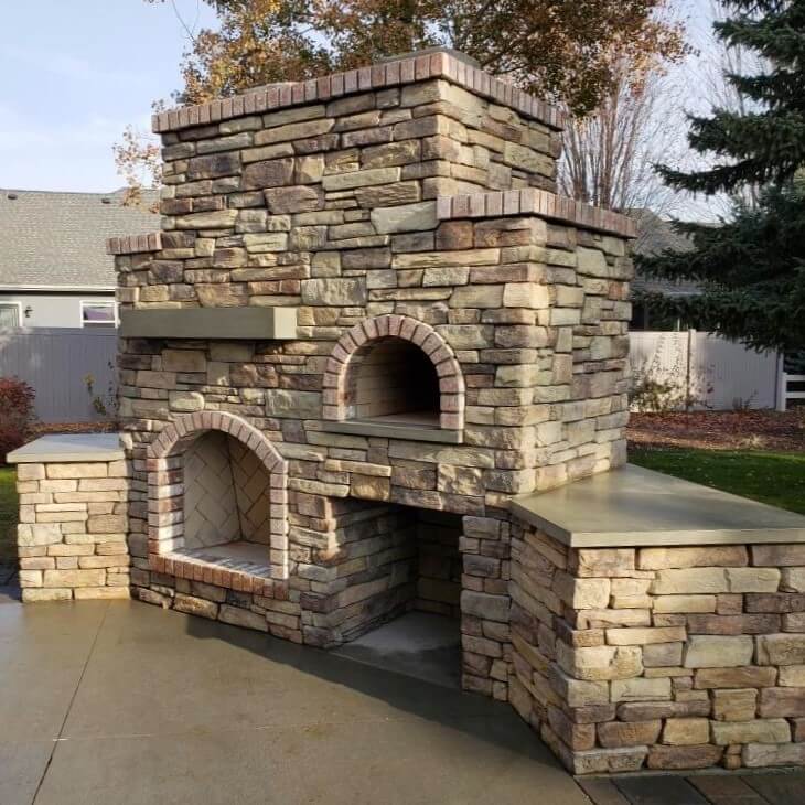 How To Build an Outdoor Fireplace – BrickWood Ovens