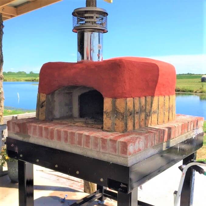 Metal Frame for Pizza Oven
