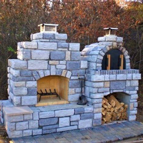 Outdoor Fireplaces with Pizza Ovens – BrickWood Ovens