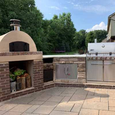 Outdoor Grill Oven Combo