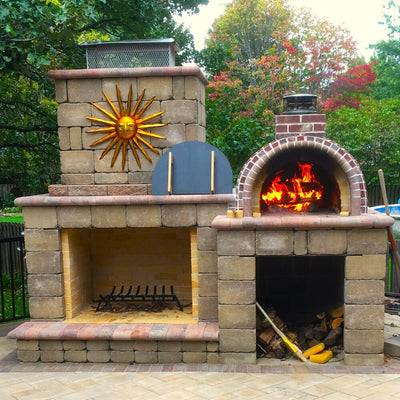 Outside Fireplace