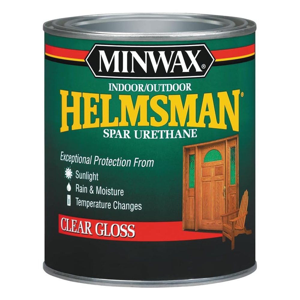Minwax Helmsman Spar Urethane clear gloss used to finish BrickWood white oak door handles