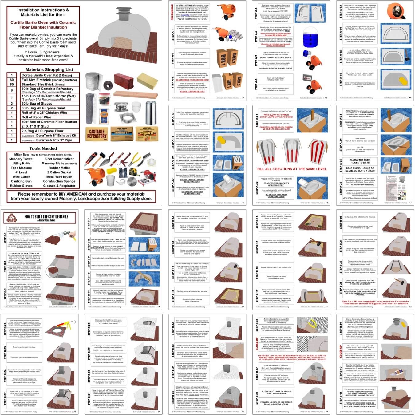 Outdoor Pizza Oven Plans