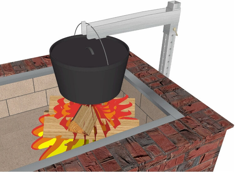 Outdoor wood fired oven