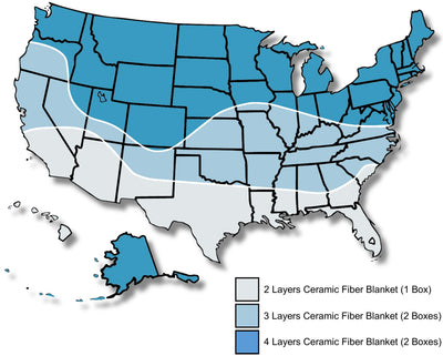 Ceramic Fiber Blanket Map