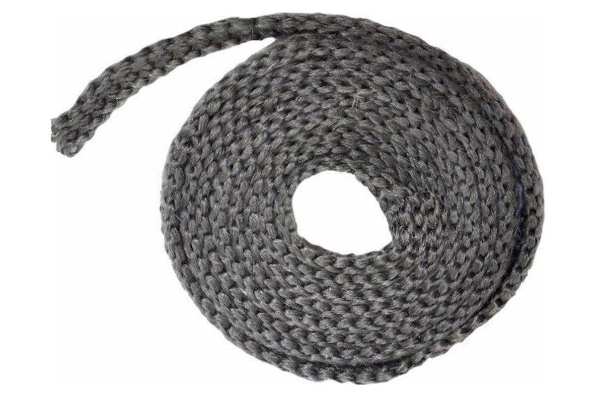 6 ft coil of 5/8 inch Grapho-Glas fiberglass rope gasket for pizza oven, wood stove and smoker doors