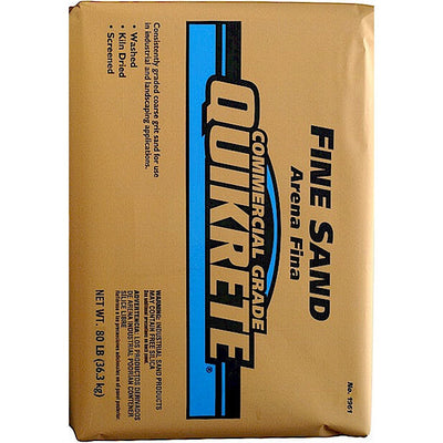 Bag of fine silica sand for homemade high-temperature mortar