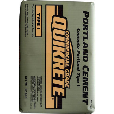 Bag of Portland cement for homemade high-temperature mortar