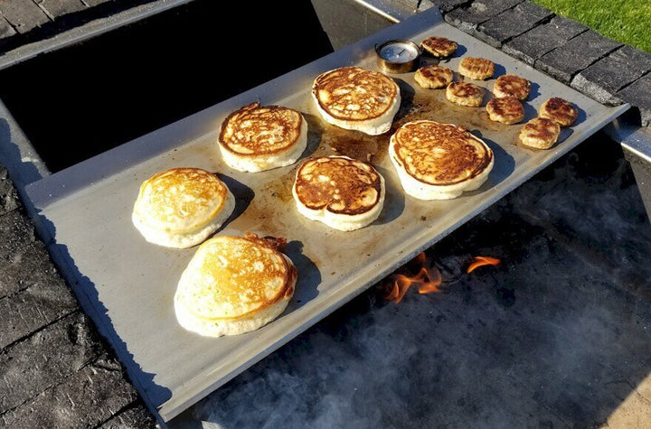 1/4" Thick 304 Grade Stainless Steel Griddle - BrickWood Box