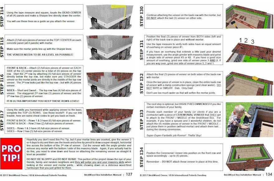 BrickWood Box Installation Manual - Sample Page 5