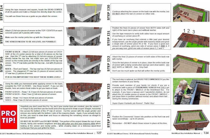 BrickWood Box Installation Manual - Sample Page 5