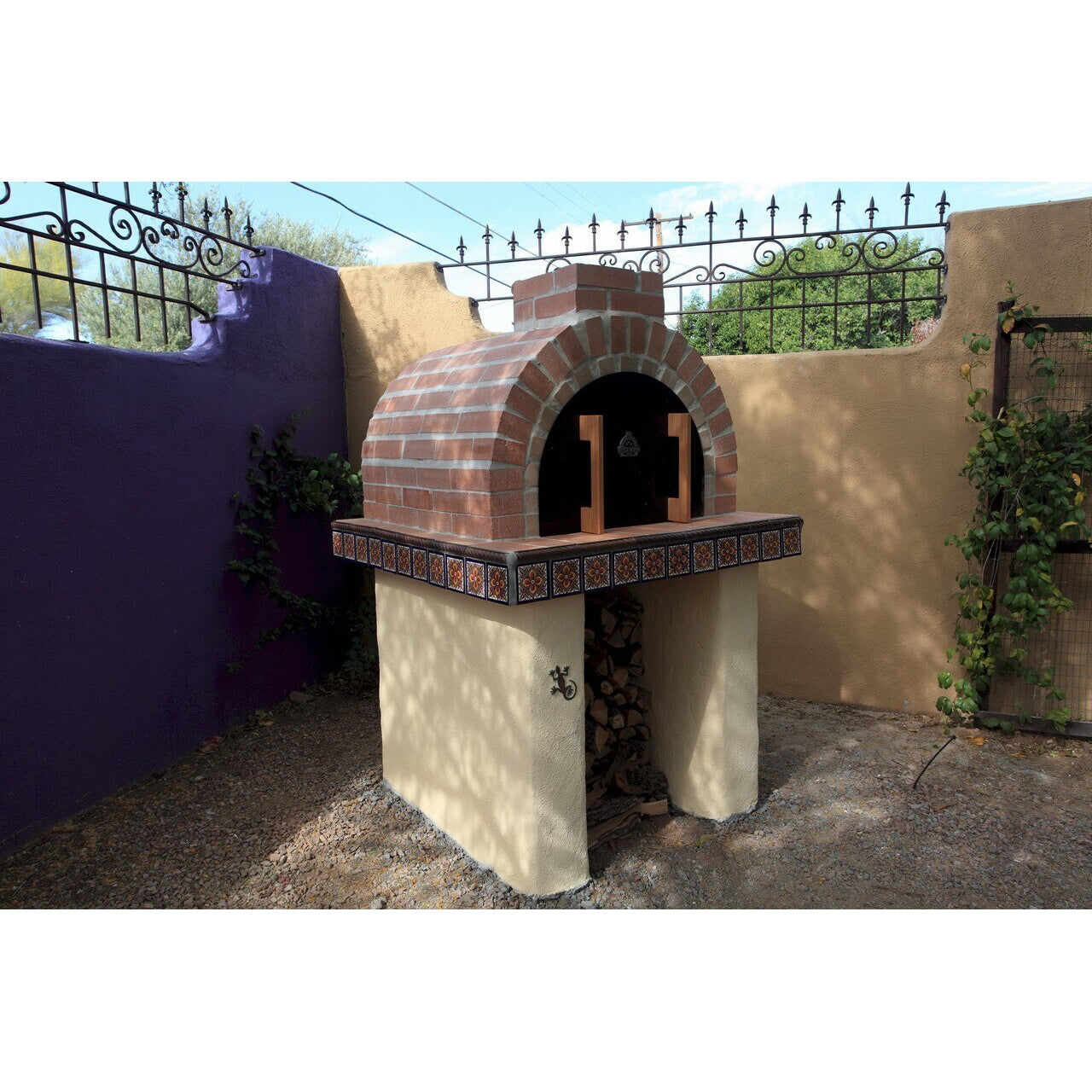 Pizza Oven Door - Heavy-Duty Steel Door for BrickWood Pizza Ovens