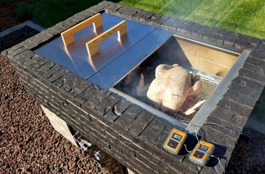 BrickWood Box - Smoking 2 beautiful 20lb Turkeys