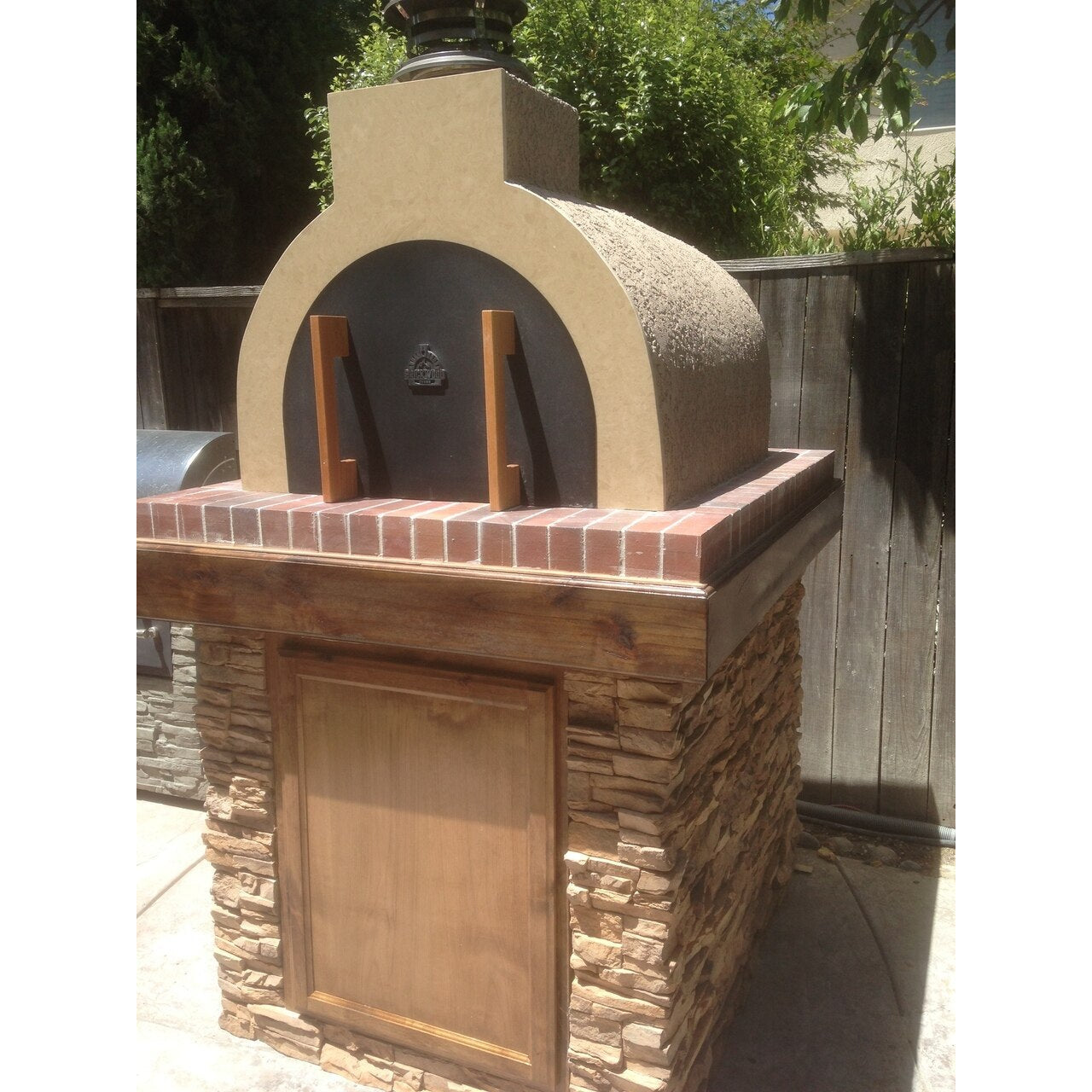 Pizza Oven Door - Heavy-Duty Steel Door for BrickWood Pizza Ovens
