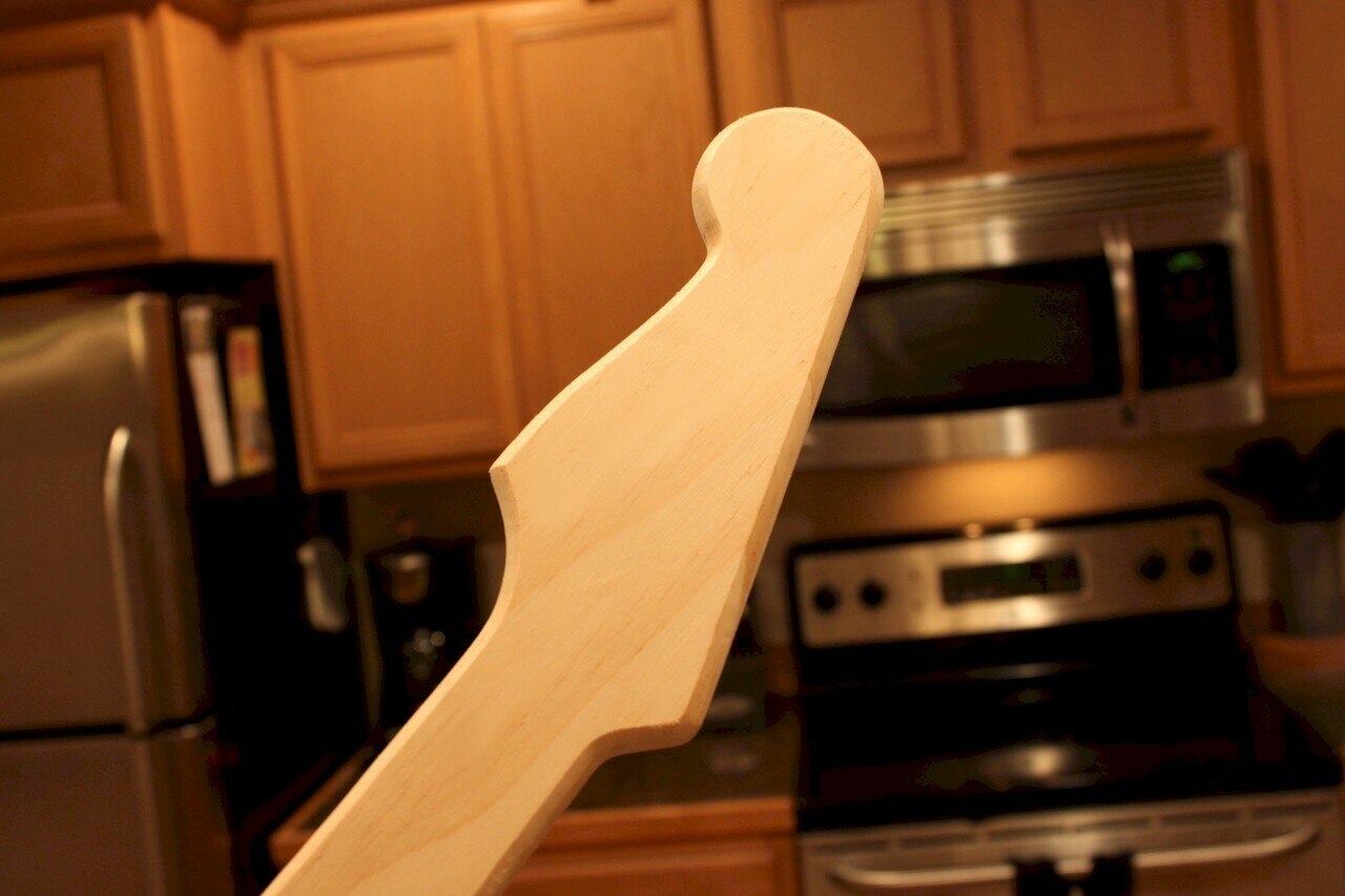 Electric Guitar Wood Pizza Peel by BrickWood Ovens