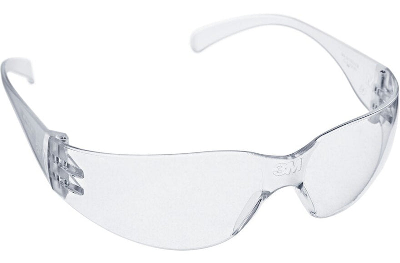 Safety Glasses - 3M - Clear Lens - Scratch Resistant - Wraparound