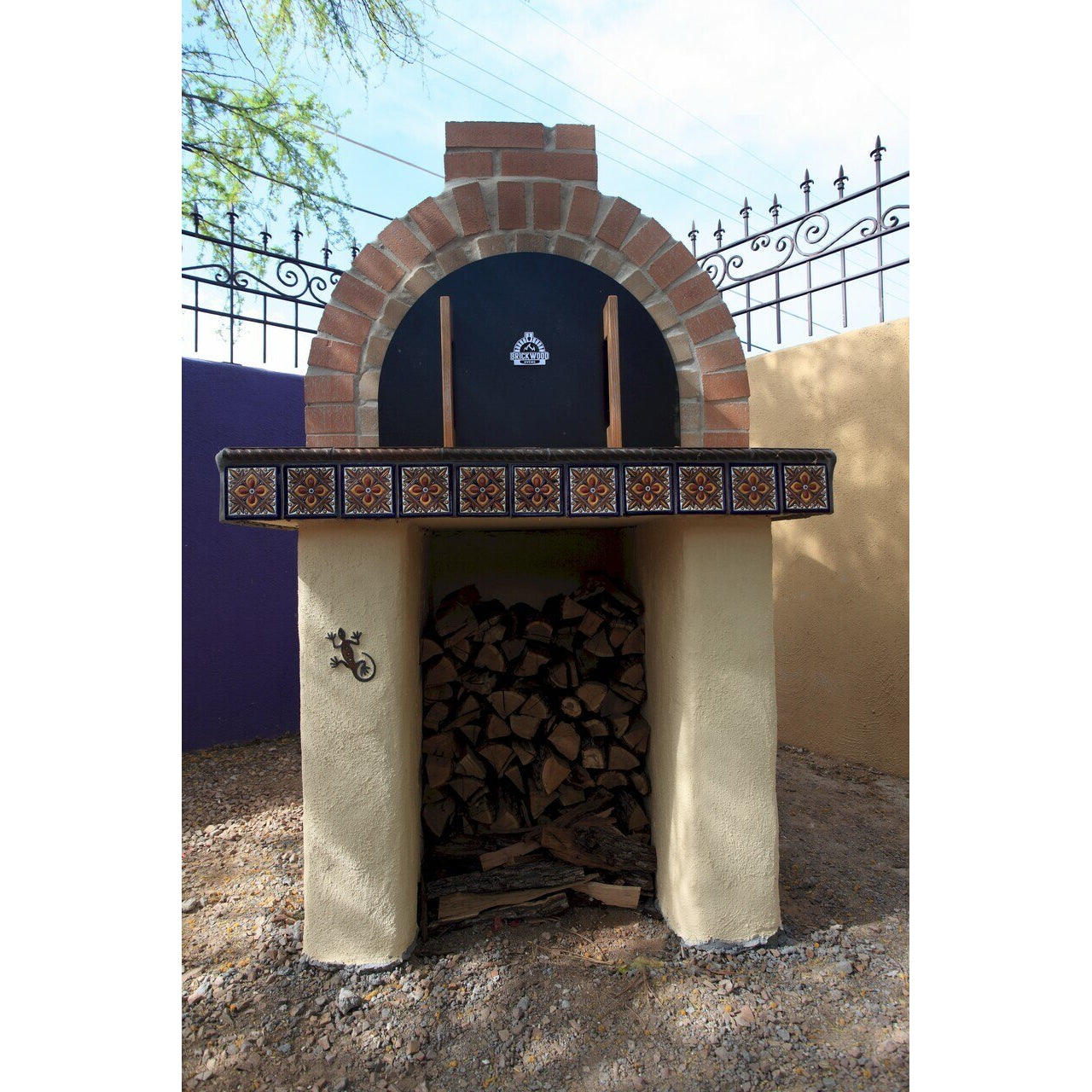 Pizza Oven Door - Heavy-Duty Steel Door for BrickWood Pizza Ovens