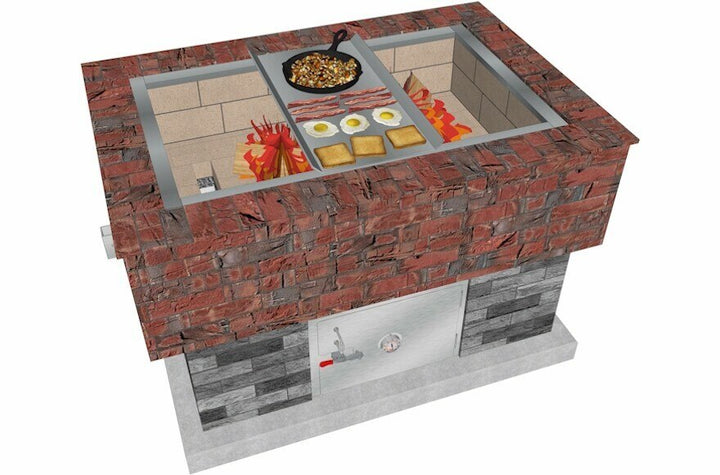 BrickWood Box Lodge 10 Griddle - 1 of 7 Different Griddle and Grills