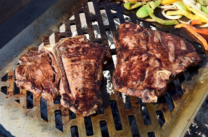 BrickWood Box - Half Griddle / Half Grill
