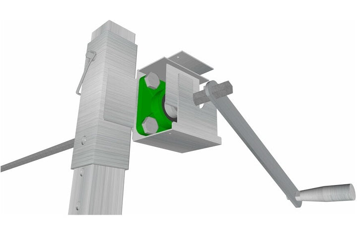 BrickWood Box Rotisserie - Manual Crankshaft