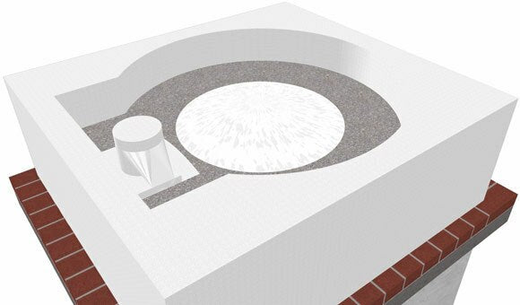 28" Mattone Cupola Wood Fired Dome Pizza Oven - Package 1 (28CUP1-3MEBD)