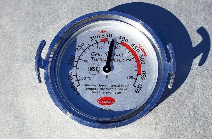 Griddle Thermometer NOT Included - But HIGHLY Recommended!