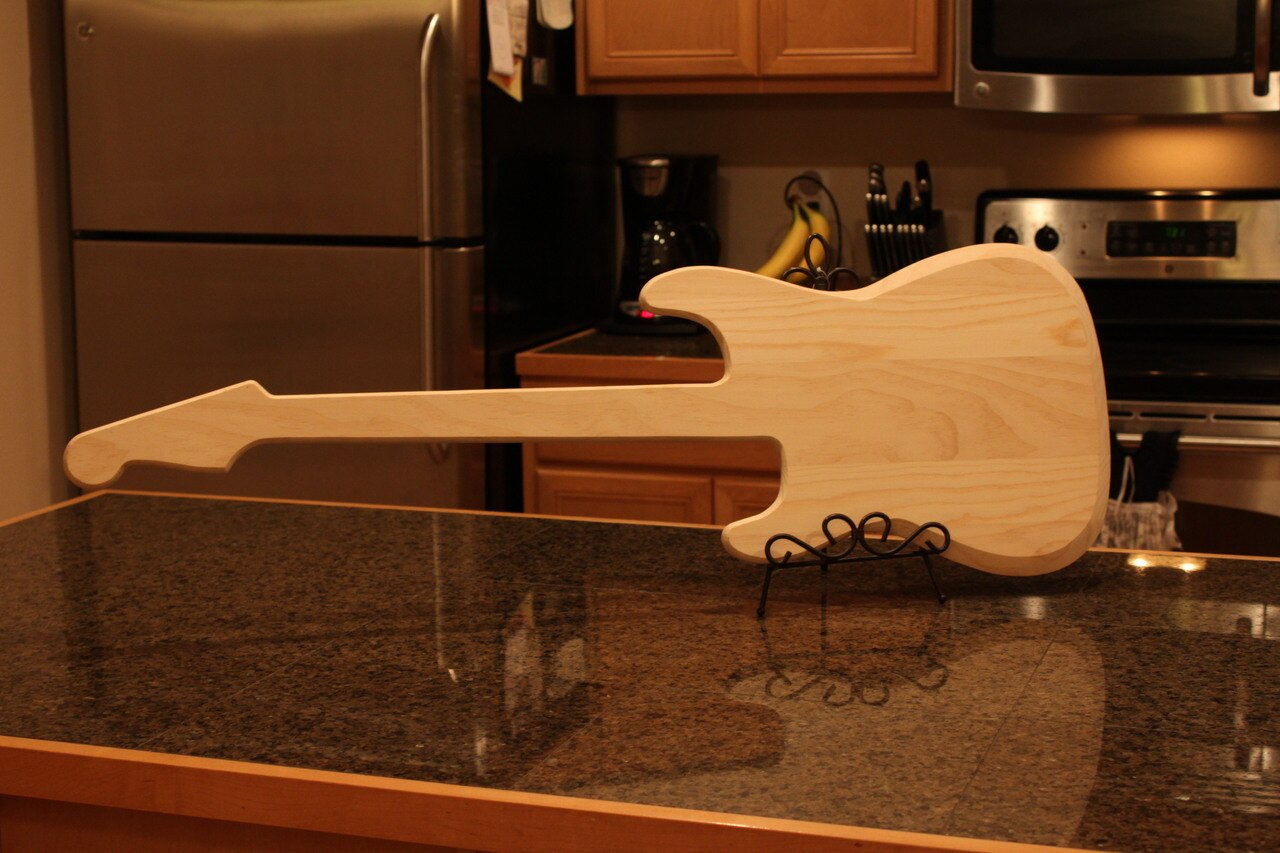 Electric Guitar Wood Pizza Peel by BrickWood Ovens