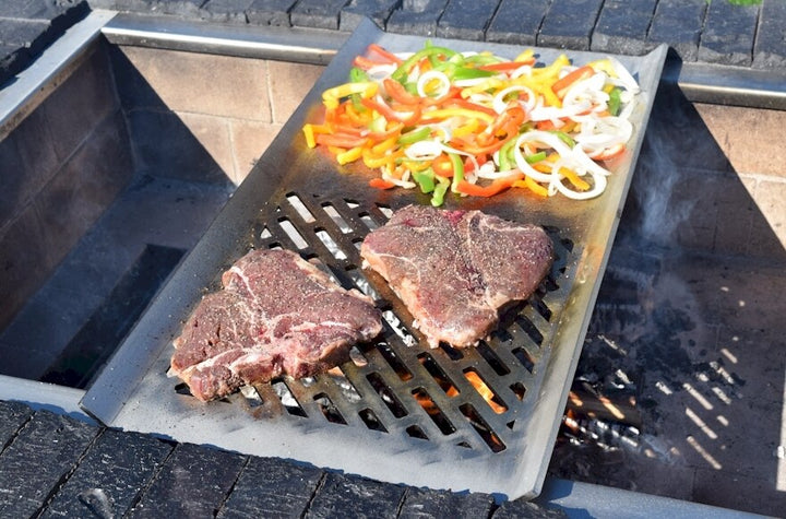 BrickWood Box - Half Griddle / Half Grill