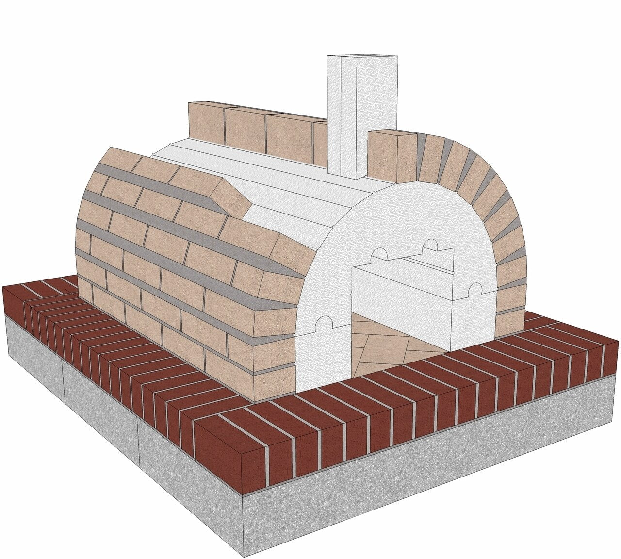 Brick Pizza Oven Kit – Build Your Own DIY Wood Fired Pizza Oven