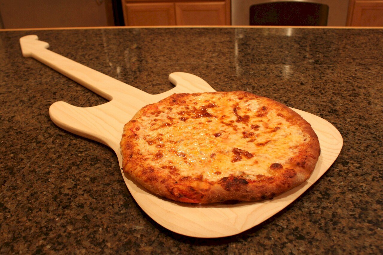 Fender Stratocaster Pizza Peel by BrickWood Ovens